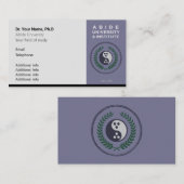 Abide University名刺 名刺 (正面/裏面)