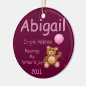 Abigail / フォト セラミックオーナメント (左)