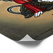 "Abigail" Gothic Cherry Bomb Devil Fae Poster ポスター (角)