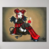 "Abigail" Gothic Cherry Bomb Devil Fae Poster ポスター (正面)