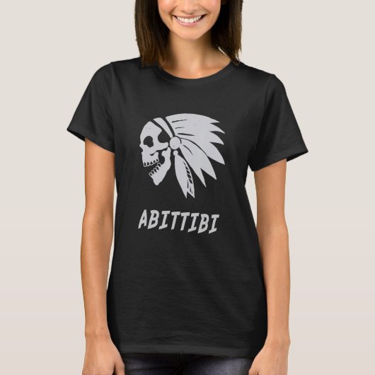 Abittibi Native American Indian Born Freedom Evil  Tシャツ (正面)