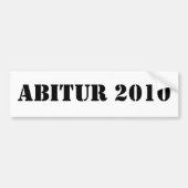 ABITUR 2010 バンパーステッカー (正面)