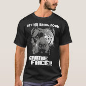 Abk Better Bret Your Game顔Bully Pit Bull Tシャツ (正面)