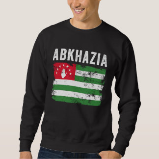 Abkhazia Flag Distressed  Men Women Kids  Abkhaz F スウェットシャツ