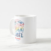 Able Not the Label自閉症先生を表示 コーヒーマグカップ (正面左)