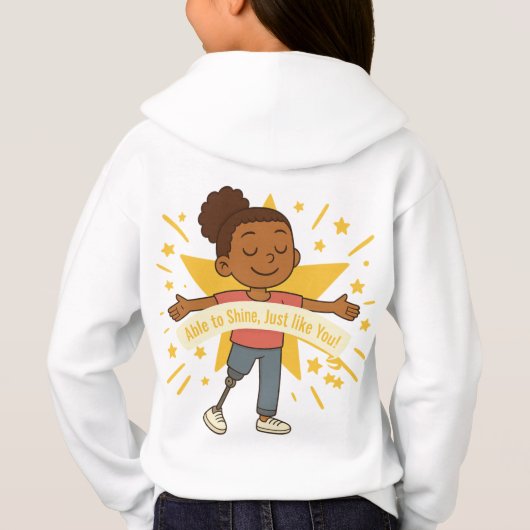 Able to Shine, Just like You Kids Pullover Hoodie (裏面)