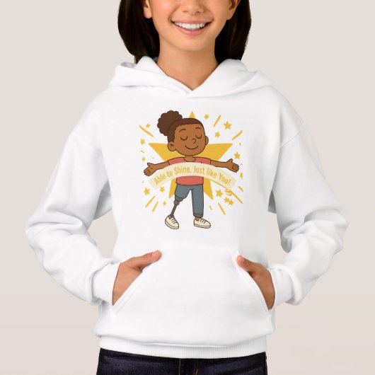 Able to Shine, Just like You Kids Pullover Hoodie (正面)
