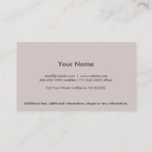 Abogado - Elegante para profesional simple 名刺 (裏面)