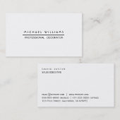 Abogado en la ley elegante profesional nuevo 名刺 (正面/裏面)