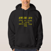 Abolish ATF Hoodie パーカ (正面)