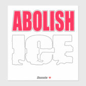 Abolish ICE シール (シート)
