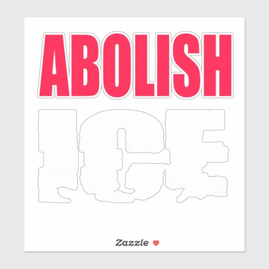Abolish ICE シール (シート)