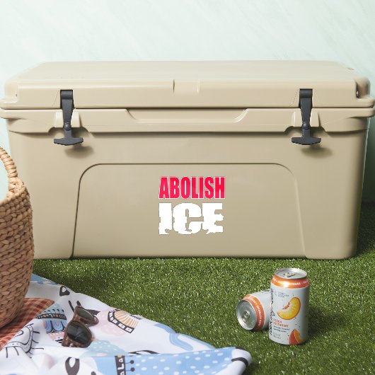 Abolish ICE シール (クーラー)