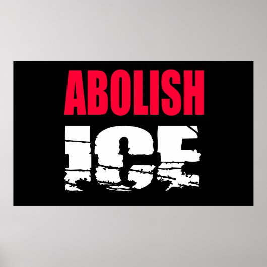Abolish ICE ポスター (正面)