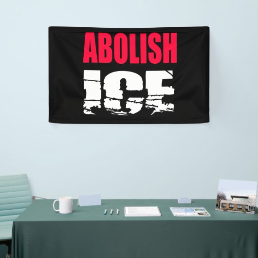 Abolish ICE 横断幕 (トレードショー)
