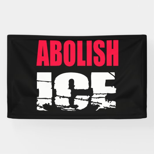 Abolish ICE 横断幕 (横)