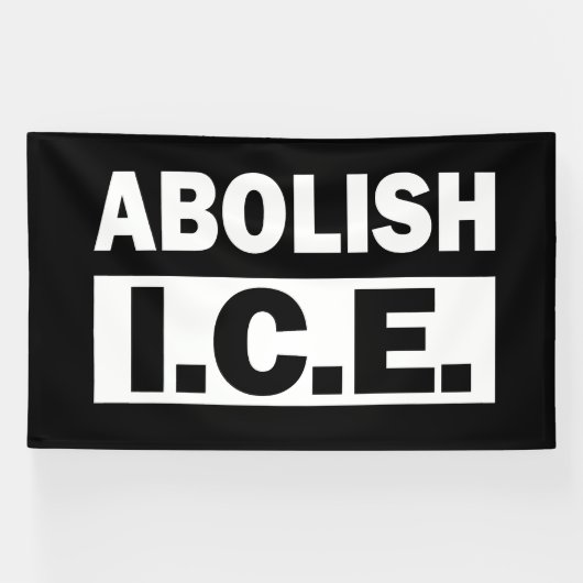 Abolish ICE 横断幕 (横)