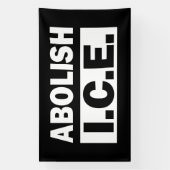 Abolish ICE 横断幕 (縦)