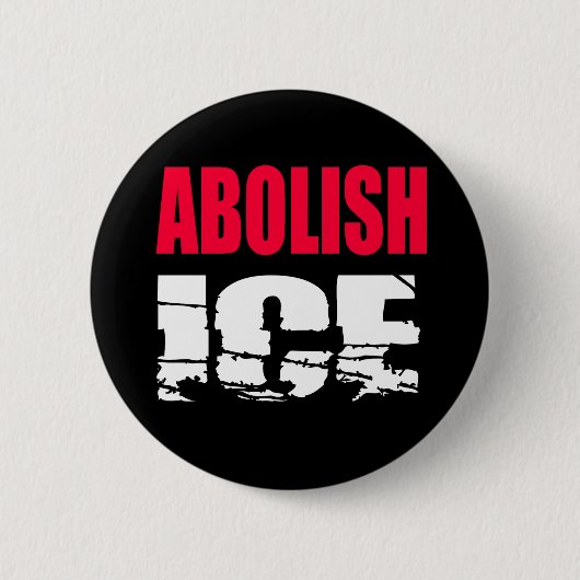 Abolish ICE 缶バッジ (正面)