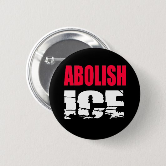 Abolish ICE 缶バッジ (正面&裏面)