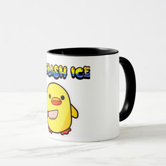 Abolish Ice – Melting Boundaries Abstract Concept マグカップ (正面右)