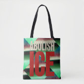 Abolish ICE Minimalist Protest Typography Design トートバッグ (正面)