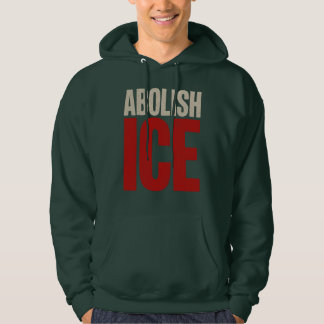 Abolish ICE Minimalist Protest Typography Design パーカ