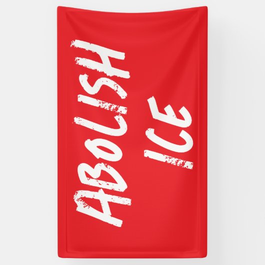 Abolish ICE Overpass Protest 横断幕 (縦)