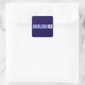 Abolish ICE Political Anti Trump スクエアシール (バッグ)