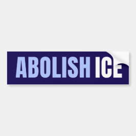 Abolish ICE Political Anti Trump バンパーステッカー