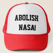 Abolish NASA hat キャップ (正面)