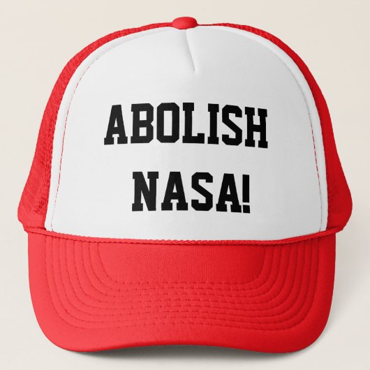 Abolish NASA hat キャップ (正面)