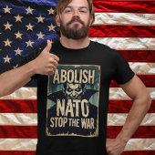 Abolish NATO Halloween Vampire Anti War Peace Tシャツ