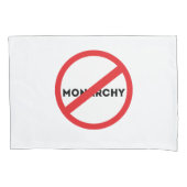 Abolish the Monarchy Pillowcase 枕カバー (正面)