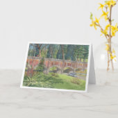 Aboretum Aqueduct (Wilcox Footbridge), Seattle カード (黄色い花)