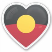 Aborigin Love Iconステッカー シール (正面)