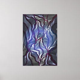 Aboriginalデザイン-16引き伸ばしキャンバス印刷 キャンバスプリント