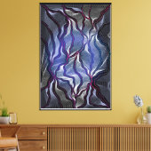 Aboriginalデザイン-16引き伸ばしキャンバス印刷 キャンバスプリント (インサイチュ (リビング))