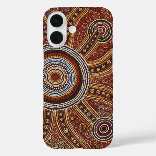 ABORIGINAL ART iPhone / iPad case Case-Mate iPhoneケース (裏面)