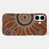 ABORIGINAL ART iPhone / iPad case Case-Mate iPhoneケース (裏面 (横))
