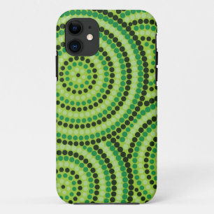 Aboriginal Dot絵画のiPhoneケース iPhone 11 ケース