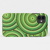 Aboriginal Dot絵画のiPhoneケース Case-Mate iPhoneケース (裏面(横))