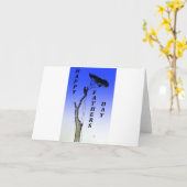 Aboristの樹木外科専門家の父の日の現在のギフト カード (黄色い花)