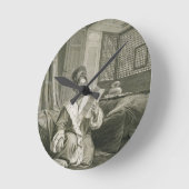 Aboukの戦いで傷ついているMustaphaの前述のパシャ ラウンド壁時計 (傾斜)