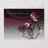 About 考え You - Gothic Rag Doll With Gothic Rag Dol ポストカード (正面)