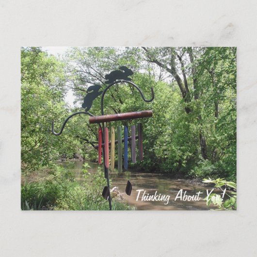 About 考え You River Flowers Justことわざ ポストカード (正面)