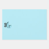 About a Boy Baby Shower招待状招待状抱き枕 ラッピングペーパーシート (正面2)