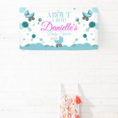 About a Boy Baby Shower招待状招待状抱き枕 横断幕 (インサイチュ)