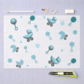 About a Boy Baby Shower招待状招待状抱き枕 薄葉紙 (クラフト)