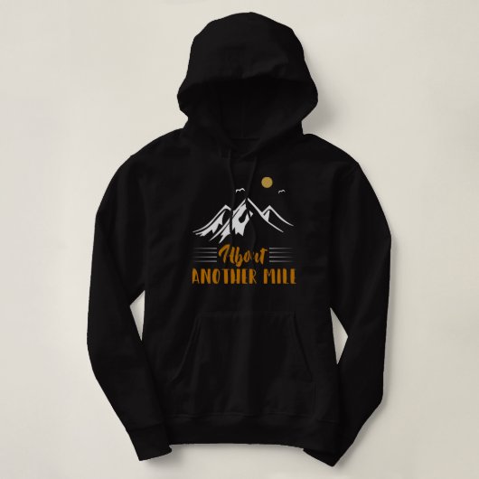 About another Mile パーカ (デザイン正面)